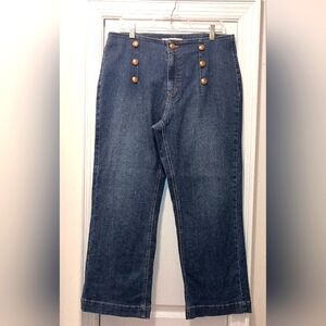 1946 Denim Brand Wide leg Women's Sailor jeans 14